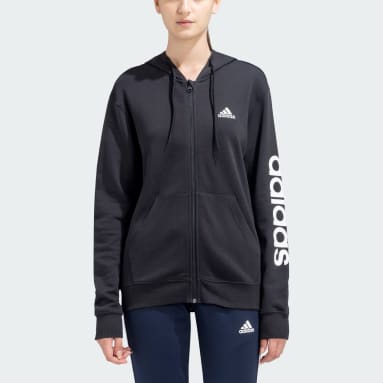 LINEAR FULL-ZIP FRENCH TERRY HOODIE