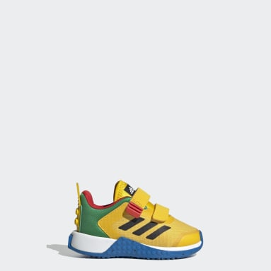 AdidasInfant & Toddler Sportswear Yellow adidas DNA x LEGO® Two-Strap Hook-and-Loop Shoes