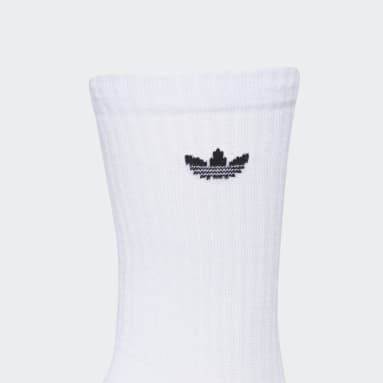 adidas white & black ballerina socks 2 pack