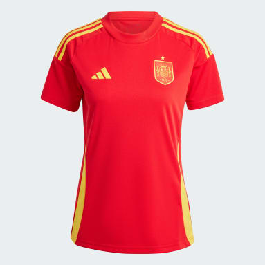Camiseta primera equipación España 24 Fan Rojo Mujer Fútbol