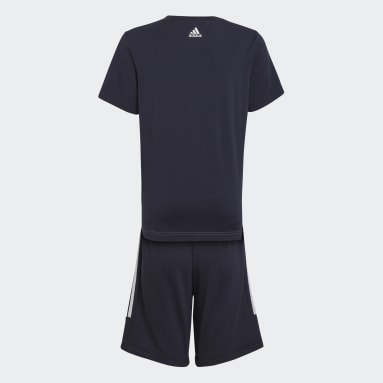 Boys Sportswear Blue Tee Short Set