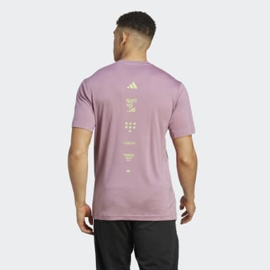 adidas T-shirt de training Yoga Rose Hommes Fitness Et Training