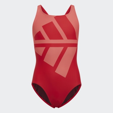 Girls Simning Röd Must-Have Swimsuit