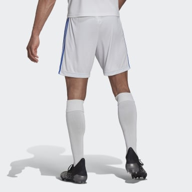 Real Madrid 21/22 Home Shorts Bialy
