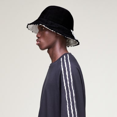 Y-3 STRIPES BUCKET HAT