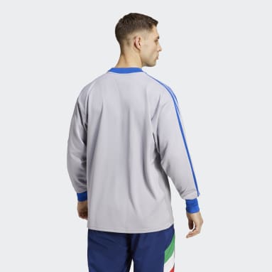 남성 Football Grey 이탈리아 아이콘 골키퍼 저지