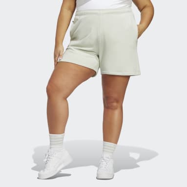 Essentials+ Made with Hemp Shorts (Plus Size) Zielony