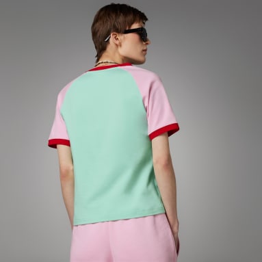Adicolor 70s V-Neck Cali T-skjorte Grønn