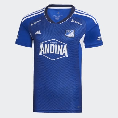 Camiseta Local Millonarios FC 2023 Azul Mujer Fútbol