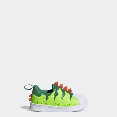 Kids Lifestyle Green Superstar 360 Shoes