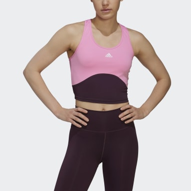 Women Training Pink AEROREADY Train HIIT Crop Tank Top