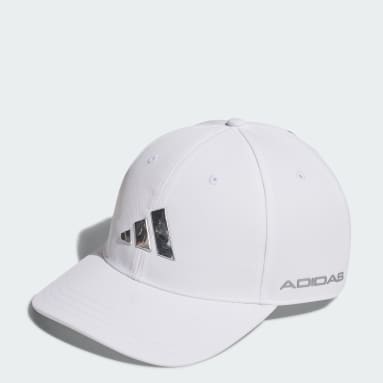 남성 Golf White 투어 메탈 캡
