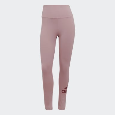 Mallas adidas x Zoe Saldana Algodón Corte Alto Violeta Mujer Sportswear