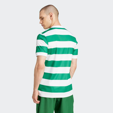 Männer Fußball Celtic FC 23/24 120 Years of Hoops Heimtrikot Weiß