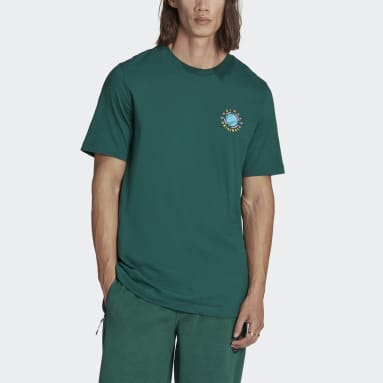 Men Originals Green Wander Hour Short Sleeve T-Shirt