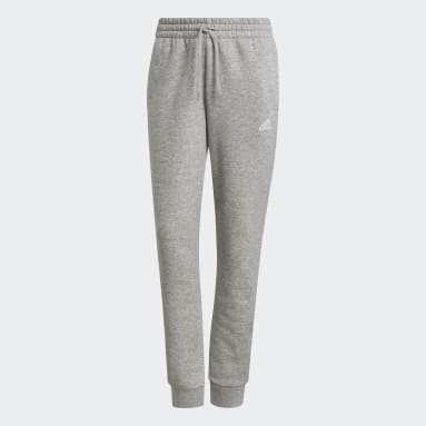 Women Sportswear Grey Essentials Fleece Logo Pants