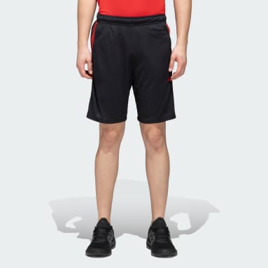 TRAIN ESSENTIALS PIQUÉ 3-STRIPES TRAINING SHORTS
