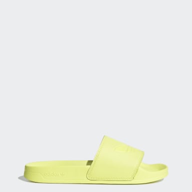 Men Originals Yellow Adilette Lite Slides