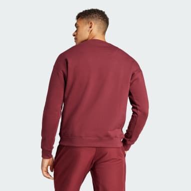 Männer Freizeit FC Bayern München Lifestyler Sweatshirt Weinrot