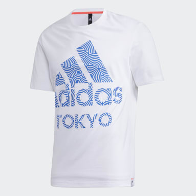 ผู้ชาย Sportswear สีขาว เสื้อยืดแขนสั้น Tokyo Pack