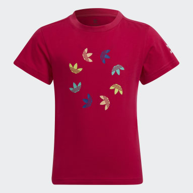 Remera Adicolor Rosa Niño Originals