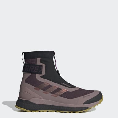 Ženy TERREX červená Turistické boty Terrex Free Hiker COLD.RDY