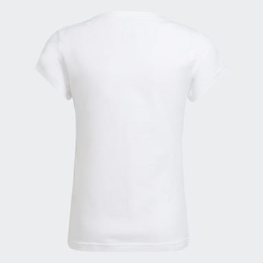 T-shirt adidas Essentials Blanc Filles Sportswear