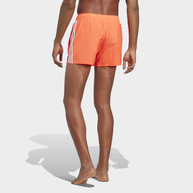 Shorts de Natación CLX 3 Franjas Rojo Hombre Sportswear