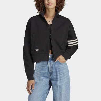 Ženy Originals čierna Tepláková bunda Adicolor Neuclassics