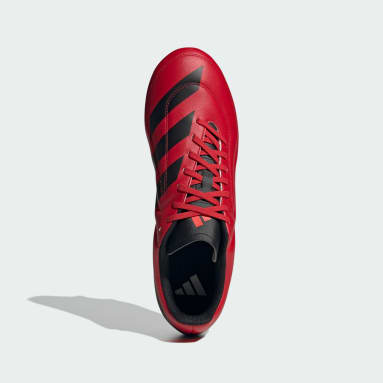 Chaussure de rugby RS15 Terrain Gras Rouge Rugby