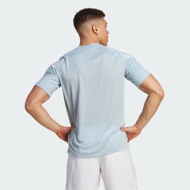 Mænd Fitness Og Træning Blå Train Icons 3-Stripes Training T-shirt