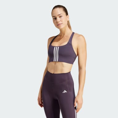 Powerimpact Training Medium-Support 3-Stripes Bra