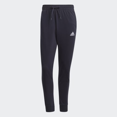 Herr Sportswear Blå Essentials Single Jersey Tapered Cuff Pants