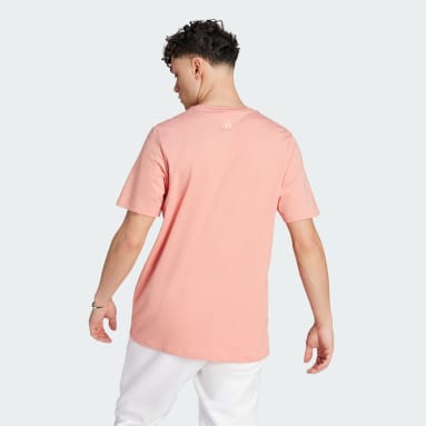 Camiseta Essentials Single Jersey Big Logo Vermelho Homem Sportswear