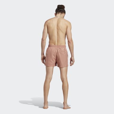 Men Originals Brown Adicolor 3-Stripes Swim Shorts