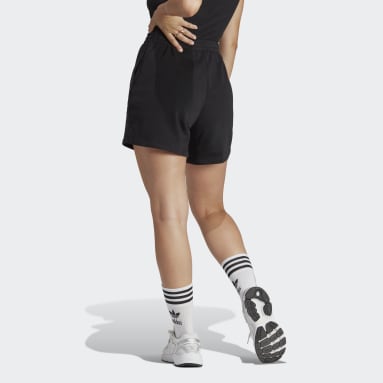 Women's Originals Black Adicolor Essentials French Terry Shorts