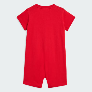 Conjunto de Macacão e Gorro Vermelho Criança Originals