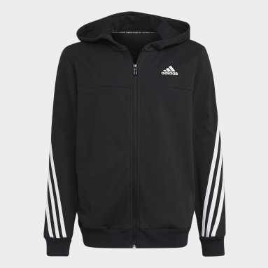 Chlapci Sportswear čierna Tepláková súprava 3-Stripes