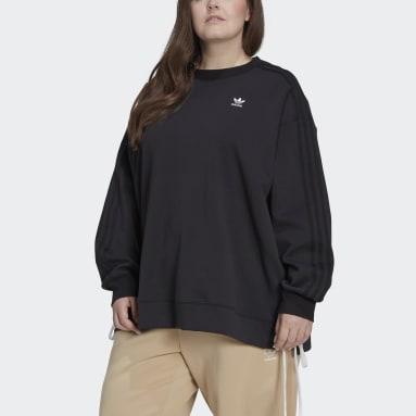 Frauen Originals Always Original Laced Sweatshirt – Große Größen Schwarz
