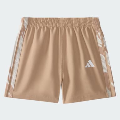 Two-Piece Short Sleeve Tee and Camo 3-Stripes Woven Shorts Set
