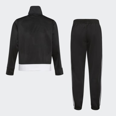 Children Sportswear Black CLRBLOCK TRICOT TRK SET