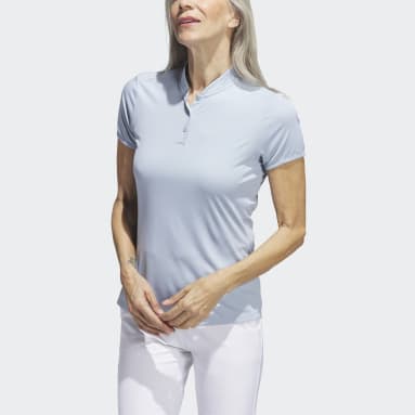 Kvinder Golf Blå Essentials Dot polotrøje