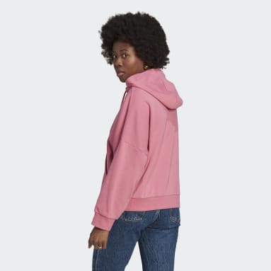 Camisola com Capuz da Juventus Rosa Mulher Futebol