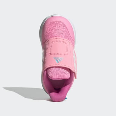 Kids sportswear Pink EQ21 Run 2.0 Sport Running Hook-and-Loop Strap Shoes
