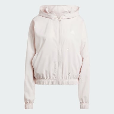 adidas Embroidery Loose Windbreaker