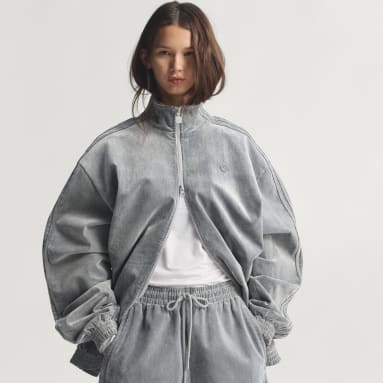 未使用 adidas originals サロペット　オーバーオール　グレー L adidas（アディダス）の「サロペット（オーバーオール