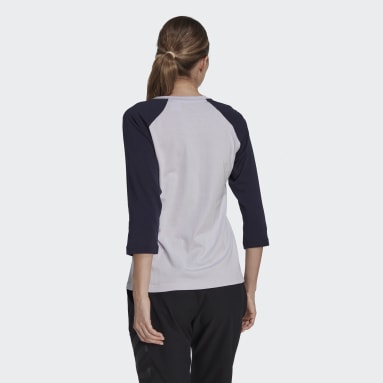 Dames Five Ten paars Five Ten Graphic 3/4 Sleeve Shirt