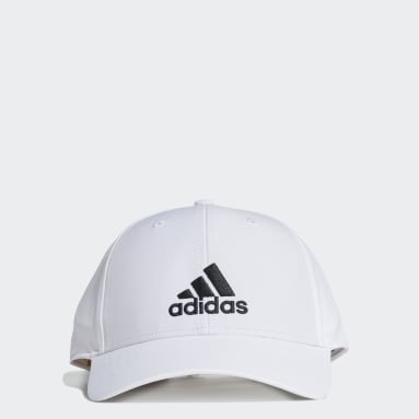 Lightweight Embroidered Baseball Caps Hvit