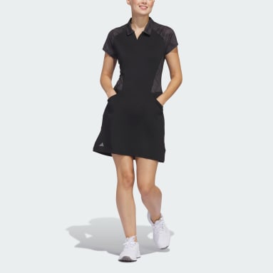 Women's Golf Black Ultimate365 Short Sleeve Dress