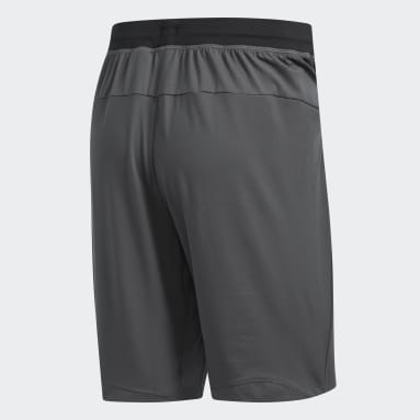 Men Yoga Grey 4KRFT Sport Ultimate 9-Inch Knit Shorts